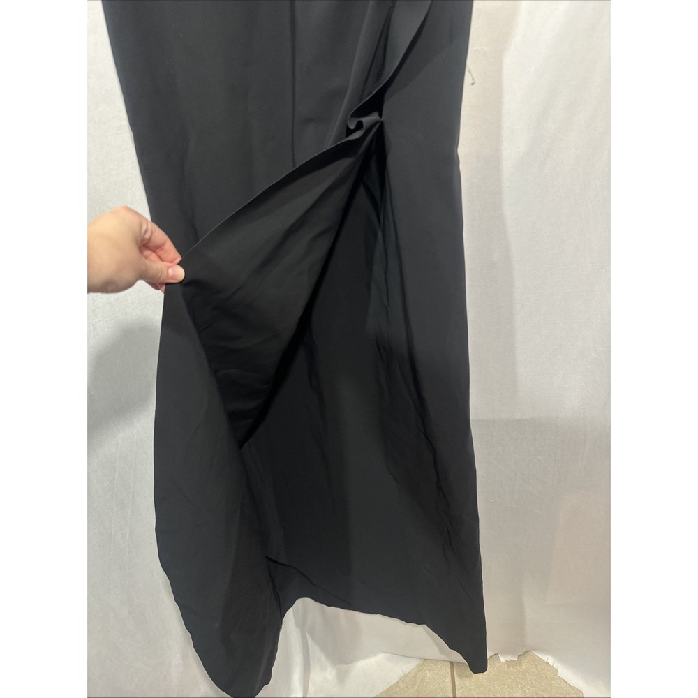 NWT $995 Chiara Boni La Petite Robe [ 52/ 16 ] Zalfa Ruched Gown in Black Q1257 - Picture 11 of 16